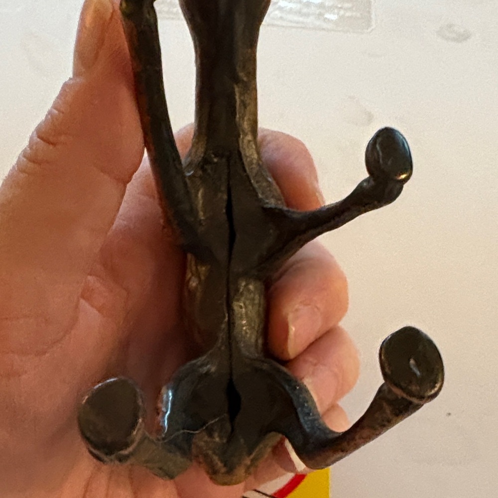 Vintage MCM Hollywood Regency Bronze Brass deer Christmas - Picture 8 of 9